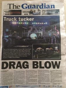 YUAsk Band Front page The Guardian newspaper