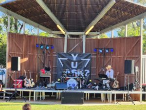 Setting Up for the New Years Eve Gig in Kerang at Atkinson Park